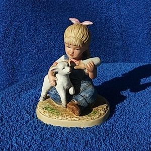 1985 "Denim Days" by Homco #1500 figurine